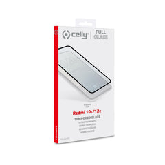 FULLGLASS - Vetro 9H con bordo colorato nero compatibile con Xiaomi Redmi 10C/ Redmi 12C