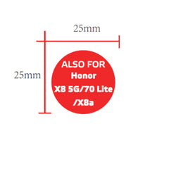 FULLGLASS - Vetro 9H con bordo colorato nero compatibile con Honor X6/ Honor X8 5G/ Honor 70 Lite/ Honor X8a