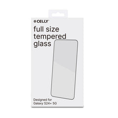 FULLGLASS - Vetro 9H con bordo colorato nero compatibile con Samsung Galaxy S24+ 5G/ Galaxy S25+ 5G