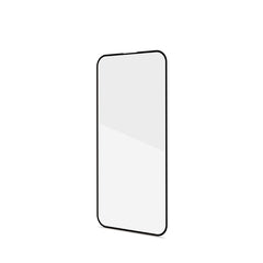 FULLGLASS - Vetro 9H con bordo colorato nero compatibile con Apple iPhone 16 [IPHONE 16 CASES]