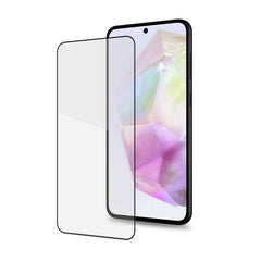 FULLGLASS - Vetro 9H con bordo colorato nero compatibile con Samsung Galaxy A36 5G/ Galaxy A36 5G Enterprise Edition