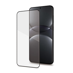 FULLGLASS - Vetro 9H con bordo colorato nero compatibile con Samsung Galaxy A26 5G/ Galaxy A26 5G Enterprise Edition/ Galaxy A16 5G/ Galaxy A16 4G