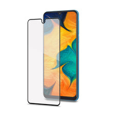 FULLGLASS - Vetro 9H con bordo colorato nero compatibile con Samsung Galaxy A40/ A40 Enterprise Edition