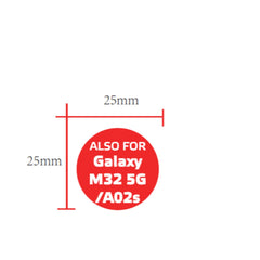 FULLGLASS - Vetro 9H con bordo colorato nero compatibile con Samsung Galaxy A22 5G/ A02s/ M32 5G