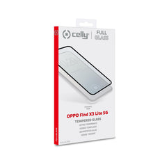 FULLGLASS - Vetro 9H con bordo colorato nero compatibile con Oppo Find X3 Lite 5G/ Reno 5 5G