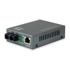 LEVELONE FVT-1103 - MEDIA CONVERTER FAST ETHERNET da RJ45 a SC, fibra monomodale, 1310nm, 40 km