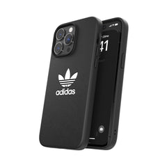 ADIDAS ORIGINALS - Cover ADICOLOR in TPU flessibile e bordi rialzati colore nero compatibile con Apple iPhone 14 Pro Max