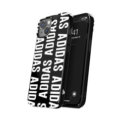 ADIDAS SPORT - Cover Graphics colore nero con scritta ADIDAS bianca TPU morbido con bordi rialzati compatibile con Apple iPhone 14