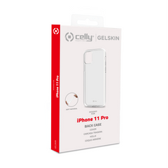 GELSKIN - Cover morbida trasparente in TPU compatibile con Apple iPhone 11 Pro