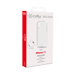 GELSKIN - Cover morbida trasparente in TPU compatibile con Apple iPhone 11