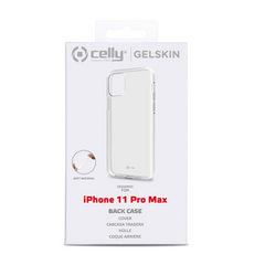 GELSKIN - Cover morbida trasparente in TPU compatibile con Apple iPhone 11 Pro Max