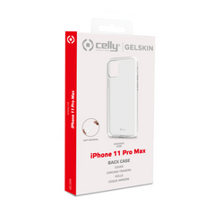 GELSKIN - Cover morbida trasparente in TPU compatibile con Apple iPhone 11 Pro Max