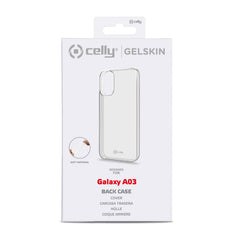 GELSKIN - Cover morbida trasparente in TPU compatibile con Samsung Galaxy A03