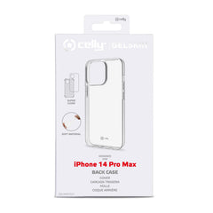 GELSKIN - Cover morbida trasparente in TPU compatibile con Apple iPhone 14 Pro Max