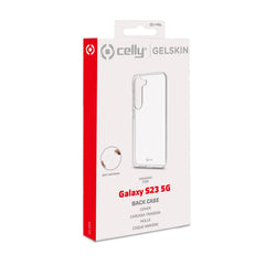 GELSKIN - Cover morbida trasparente in TPU compatibile con Samsung Galaxy S23 5G/ Galaxy S23 5G Enterprise Edition