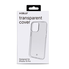 GELSKIN - Cover morbida trasparente in TPU compatibile con Apple iPhone 15 Pro [IPHONE 15 CASES]