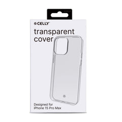GELSKIN - Cover morbida trasparente in TPU compatibile con Apple iPhone 15 Pro Max [IPHONE 15 CASES]