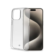 GELSKIN - Cover morbida trasparente in TPU compatibile con Apple iPhone 15 Pro Max [IPHONE 15 CASES]
