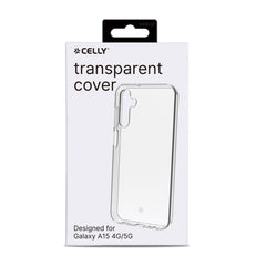 GELSKIN - Cover morbida trasparente in TPU compatibile con Samsung Galaxy A15 5G/ Galaxy A15 4G