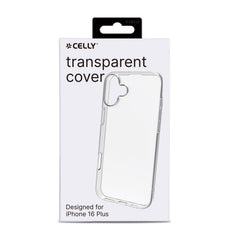 GELSKIN - Cover morbida trasparente in TPU compatibile con Apple iPhone 16 Plus [IPHONE 16 CASES]