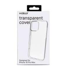 GELSKIN - Cover morbida trasparente in TPU compatibile con Apple iPhone 16 Pro Max [IPHONE 16 CASES]
