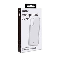 GELSKIN - Cover morbida trasparente in TPU compatibile con Xiaomi Redmi Note 13 Pro 4G/ Poco M6 Pro 4G