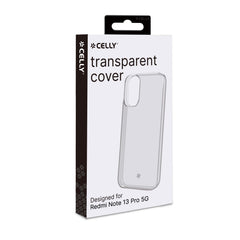 GELSKIN - Cover morbida trasparente in TPU compatibile con Xiaomi Redmi Note 13 Pro 5G