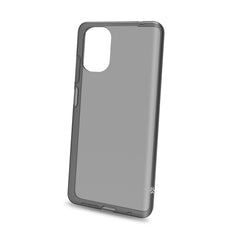 GELSKIN - Cover morbida trasparente nero in TPU compatibile con Motorola E14/ G24/ G04/ G04s