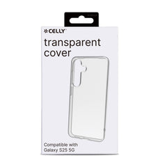 GELSKIN - Cover morbida trasparente in TPU compatibile con Samsung Galaxy S25 5G/ Galaxy S25 5G Enterprise Edition