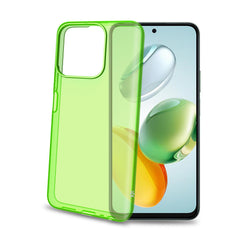 GELSKIN - Cover morbida trasparente verde in TPU compatibile con Honor 200 Smart