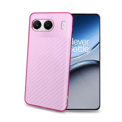 GELSKIN - Cover morbida trasparente rosa in TPU compatibile con Oneplus Nord 4