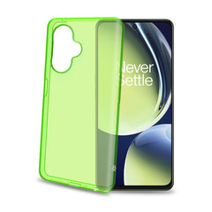 GELSKIN - Cover morbida trasparente verde in TPU compatibile con Oneplus Nord CE 3 Lite