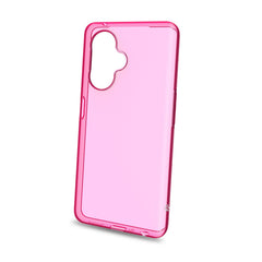 GELSKIN - Cover morbida trasparente rosa in TPU compatibile con Oneplus Nord CE 3 Lite