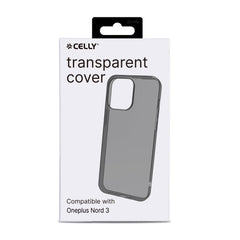 GELSKIN - Cover morbida trasparente nero in TPU compatibile con Oneplus Nord 3