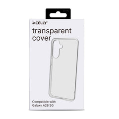 GELSKIN - Cover morbida trasparente in TPU compatibile con Samsung Galaxy A26 5G/ Galaxy A26 5G Enterprise Edtion