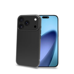 GELSKIN - Cover morbida trasparente nero in TPU compatibile con Apple iPhone 17 Pro [IPHONE 17 CASES]