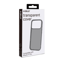 GELSKIN - Cover morbida trasparente nero in TPU compatibile con Apple iPhone 17 Pro [IPHONE 17 CASES]