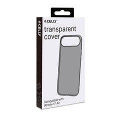 GELSKIN - Cover morbida trasparente nero in TPU compatibile con Apple iPhone Air [IPHONE 17 CASES]