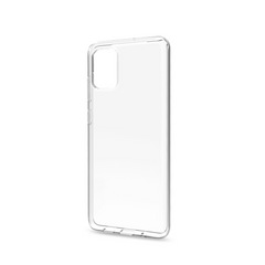 GELSKIN - Cover morbida trasparente nero in TPU compatibile con Samsung Galaxy A51 4G