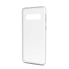 GELSKIN - Cover morbida trasparente nero in TPU compatibile con Samsung Galaxy S10+