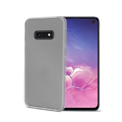 GELSKIN - Cover morbida trasparente nero in TPU compatibile con Samsung Galaxy S10e