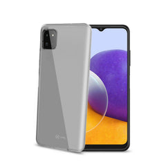 GELSKIN - Cover morbida trasparente nero in TPU compatibile con Samsung Galaxy A22 5G