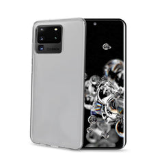 GELSKIN - Cover morbida trasparente nero in TPU compatibile con Samsung Galaxy S20 Ultra
