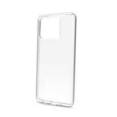 GELSKIN - Cover morbida trasparente nero in TPU compatibile con Samsung Galaxy S20 Ultra