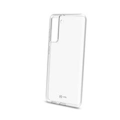 GELSKIN - Cover morbida trasparente nero in TPU compatibile con Samsung Galaxy S21+ 5G