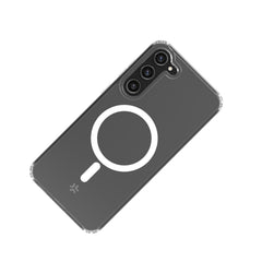 GELSKINMAG - Cover morbida trasparente nero in TPU compatibile con la tecnologia Magsafe per Samsung Galaxy S23 5G/ Galaxy S23 5G Enterprise Edition