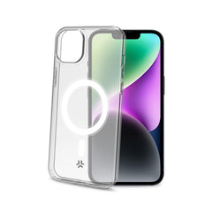 GELSKINMAG - Cover morbida trasparente nero in TPU compatibile con la tecnologia Magsafe per Apple iPhone 15 [IPHONE 15 CASES]
