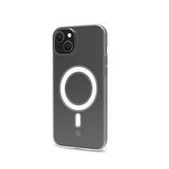 GELSKINMAG - Cover morbida trasparente nero in TPU compatibile con la tecnologia Magsafe per Apple iPhone 15 [IPHONE 15 CASES]