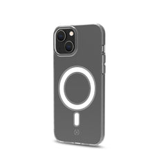 GELSKINMAG - Cover morbida trasparente nero in TPU compatibile con la tecnologia Magsafe per Apple iPhone 14