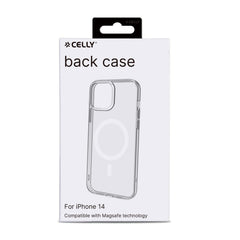 GELSKINMAG - Cover morbida trasparente nero in TPU compatibile con la tecnologia Magsafe per Apple iPhone 14
